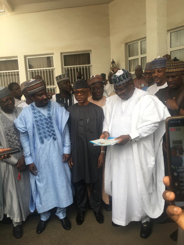 Lawan joins presidential race, picks APC forms