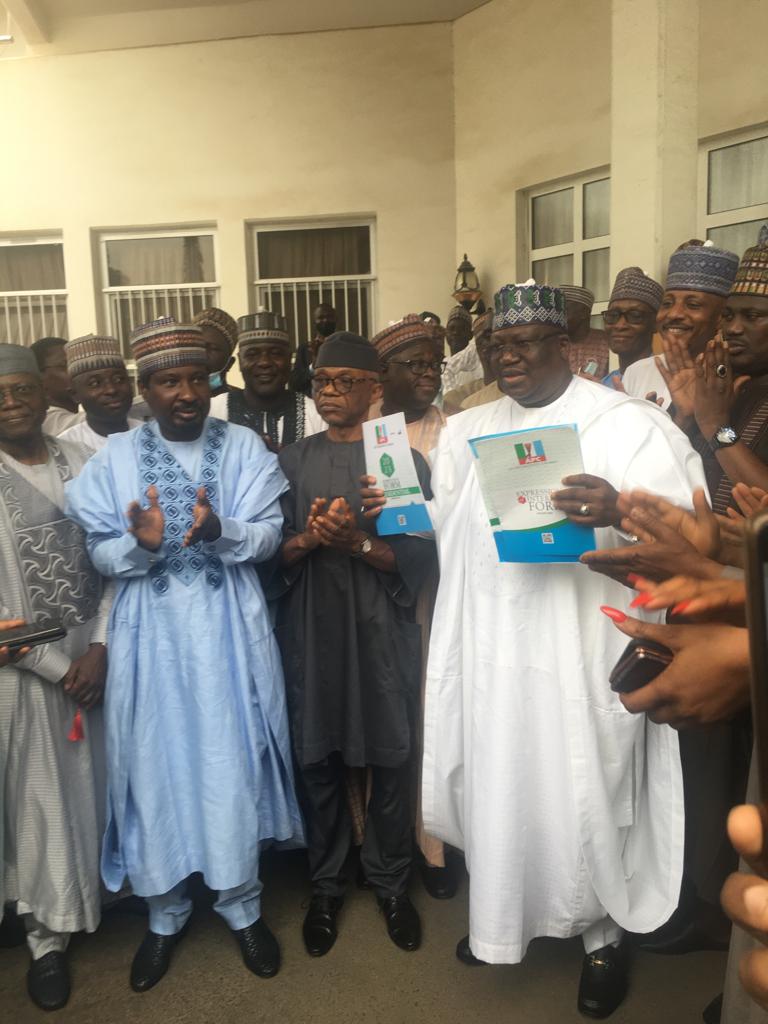 Senator Lawan joins presidential race, picks APC forms