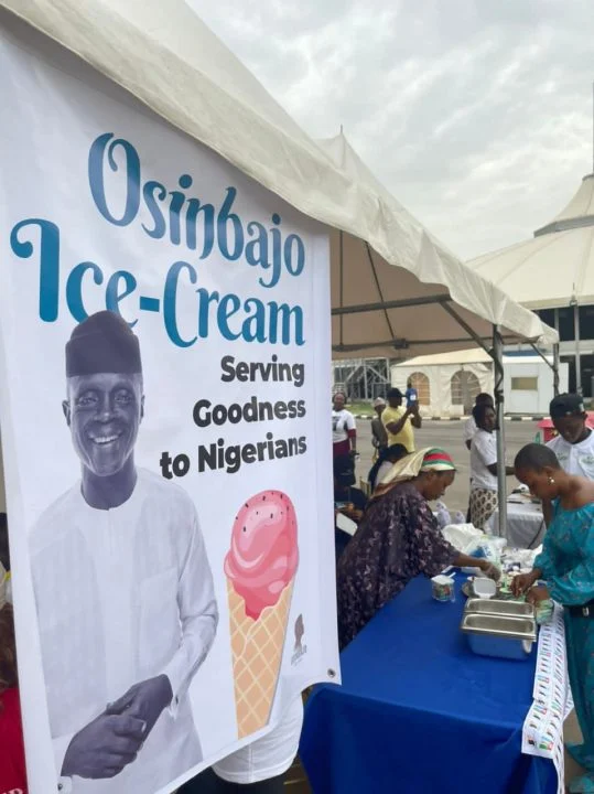 Osinbajo-themed popcorn, ice-cream stand sighted at venue