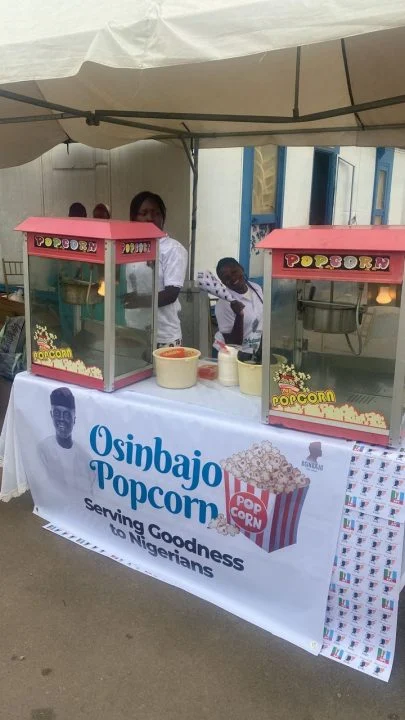 Osinbajo-themed popcorn, ice-cream stand sighted at venue