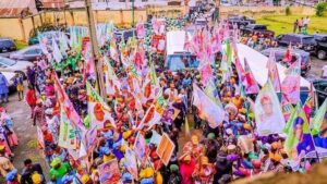 Aregbesola absent as Sanwo-Olu, Ganduje drum support for Oyetola