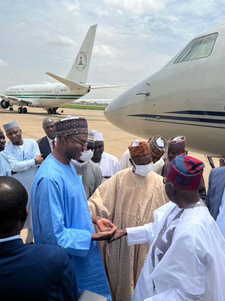 Tinubu pays Sallah homage to Buhari in Katsina after France trip