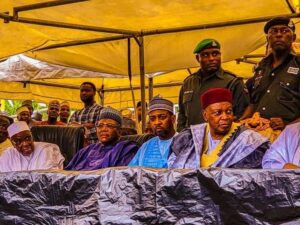 Atiku, Okowa, Ayu others in Kano as Shekarau returns to PDP