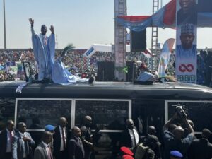 Tinubu, Shettima and El-Rufai attend APC rally in Kaduna