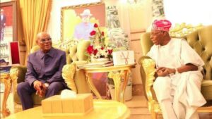 Obasanjo, others storm Wike's residence in Rivers