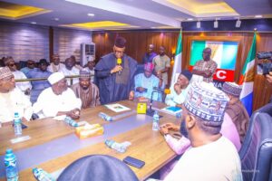 Senators-elect endorse Akpabio, Jibrin, hold consultative meeting with APC NWC