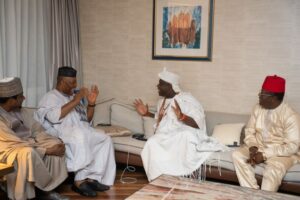 Senator Godswill Akpabio and Ooni of Ife