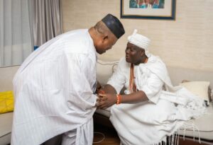 Senator Godswill Akpabio and Ooni of Ife