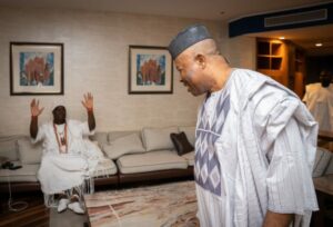 Senator Godswill Akpabio and Ooni of Ife