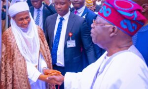 Chief Imam Suliman Abuo-Nolla Welcoming President Bola Ahmed Tinubu